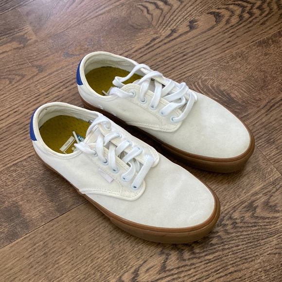 Vans Other - Vans White and Brown Sneakers